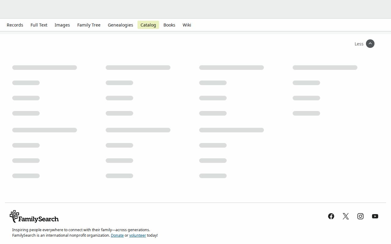 Vallejo city directory catalog view in FamilySearch